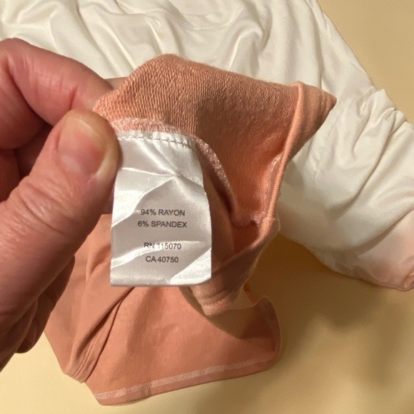 EZ Nina Leonard Lounge Knit Tie-Dye Top  Salmon NWT size 5X - Picture 9 of 12